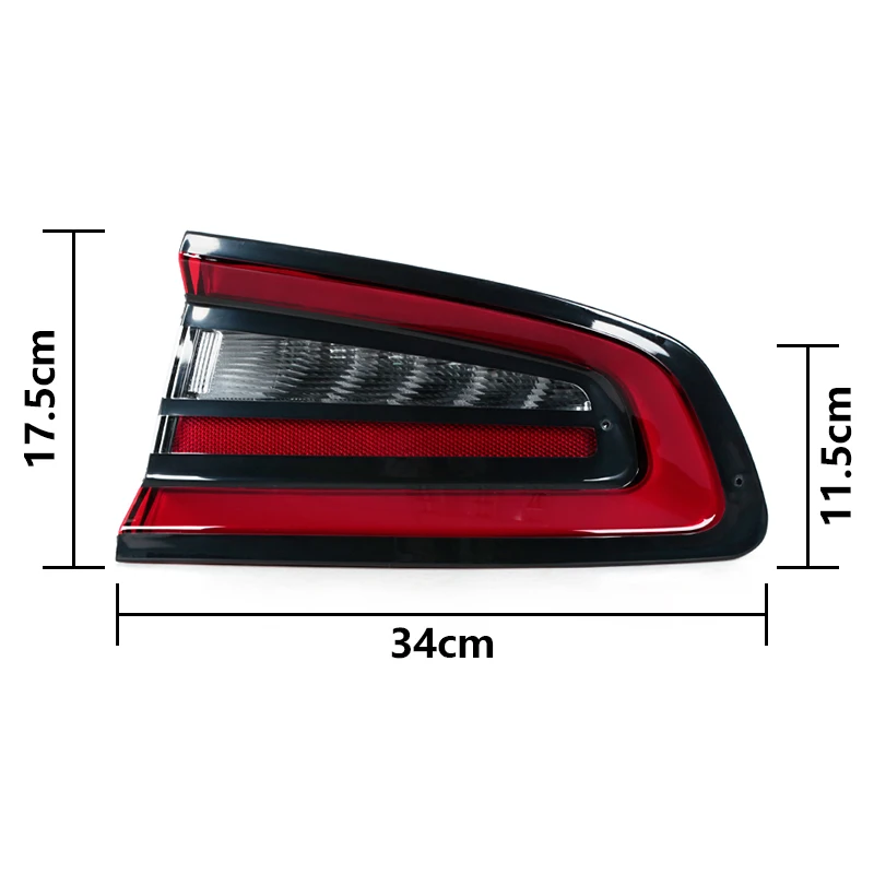 Car Led Rear Tail Light Rear Turn Signal Light Stop Brake Fog Lamp For Dodge Charger 2015 2016 68213145AB 68213144AB