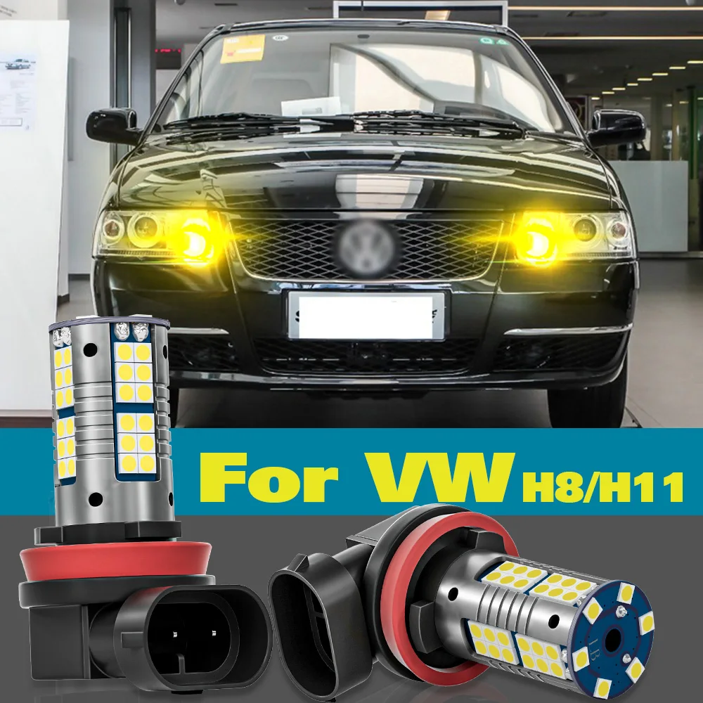 

Fog Light H8 For VW Beetle CC Jetta Passat B7 B8 Polo 6R MK6 6 Scirocco mk3 Sharan 7N Tiguan Accessories 2pcs LED Lamp