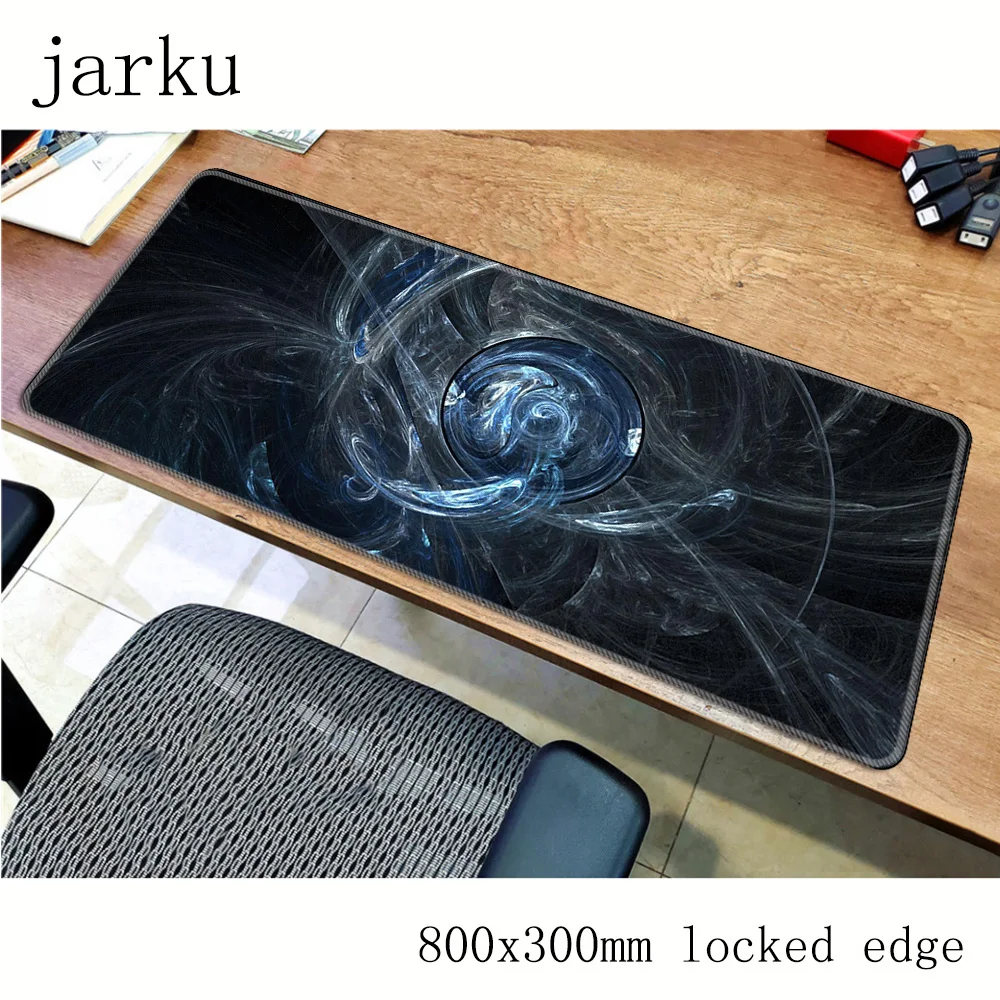 fractal art pad mouse Mass pattern computer gamer mause pad 800x300X2MM padmouse Beautiful mousepad ergonomic gadget desk mats