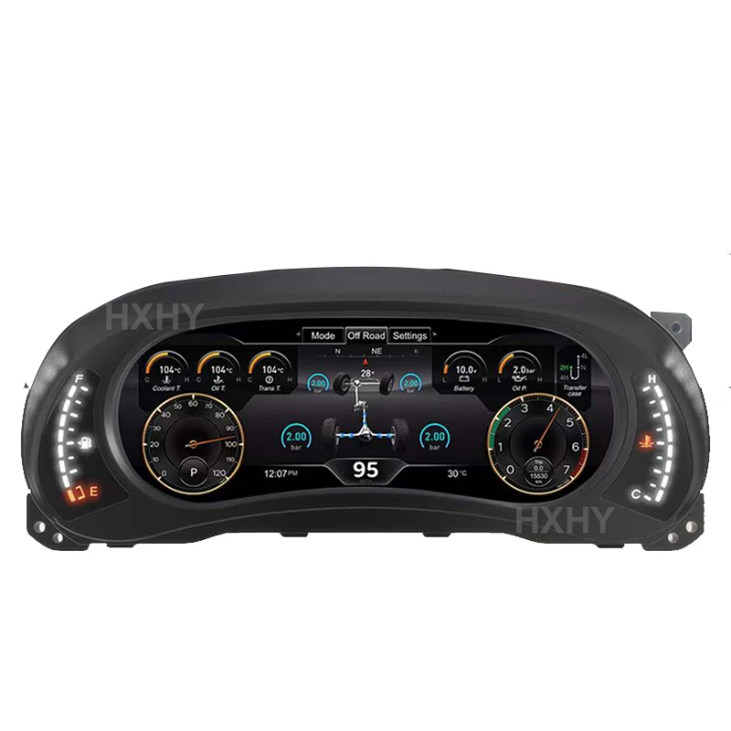 2024 Latest Original Car Digital LINUX Instrument Cluster LCD Speedmeters Dashboard player For Lexus Jeep Wrangler JK 2011-2018