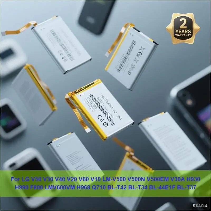 

Battery For LG V50 V30 V40 V20 V60 V10 LM-V500 V500N V500EM V30A H930 H990 F800 LMV600VM H968 Q710 BL-T42 BL-T34 BL-44E1F BL-T37