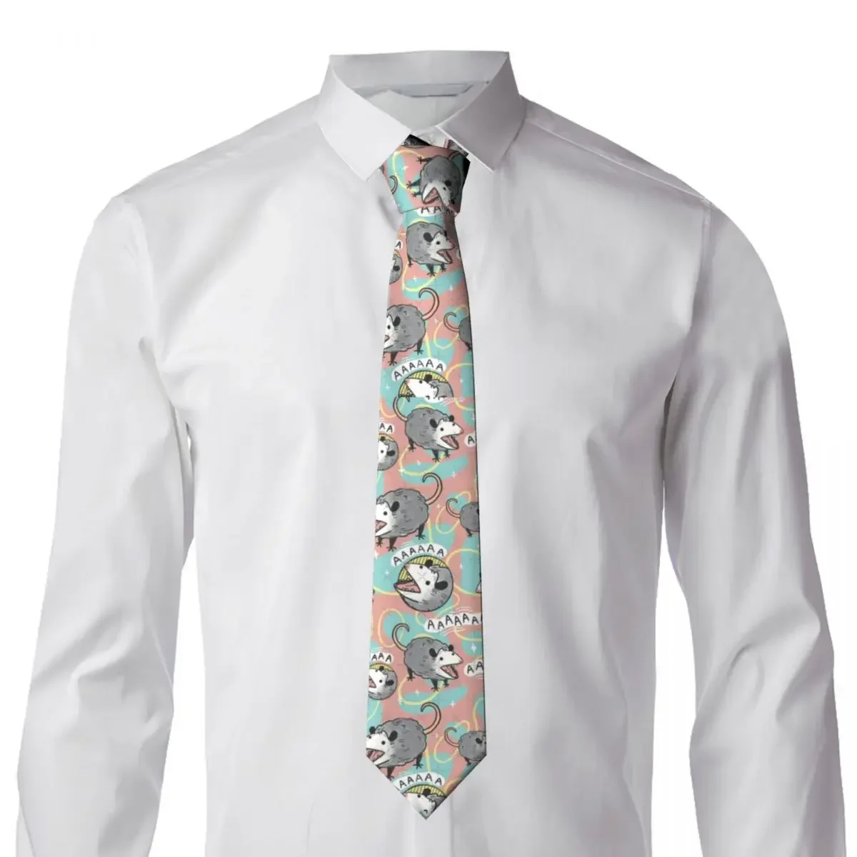 Cartoon Animal Cute Tie Anime Wedding Party Neck Ties Cute Funny Neck Tie For Men Custom DIY Collar Tie Necktie Gift