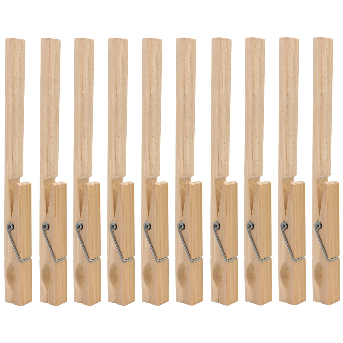 10Pcs Wooden Test Tube Clip Sturdy Reusable Lab Tool for Experimental Lesson 18Cm Long Handle Safety Protection Experiment
