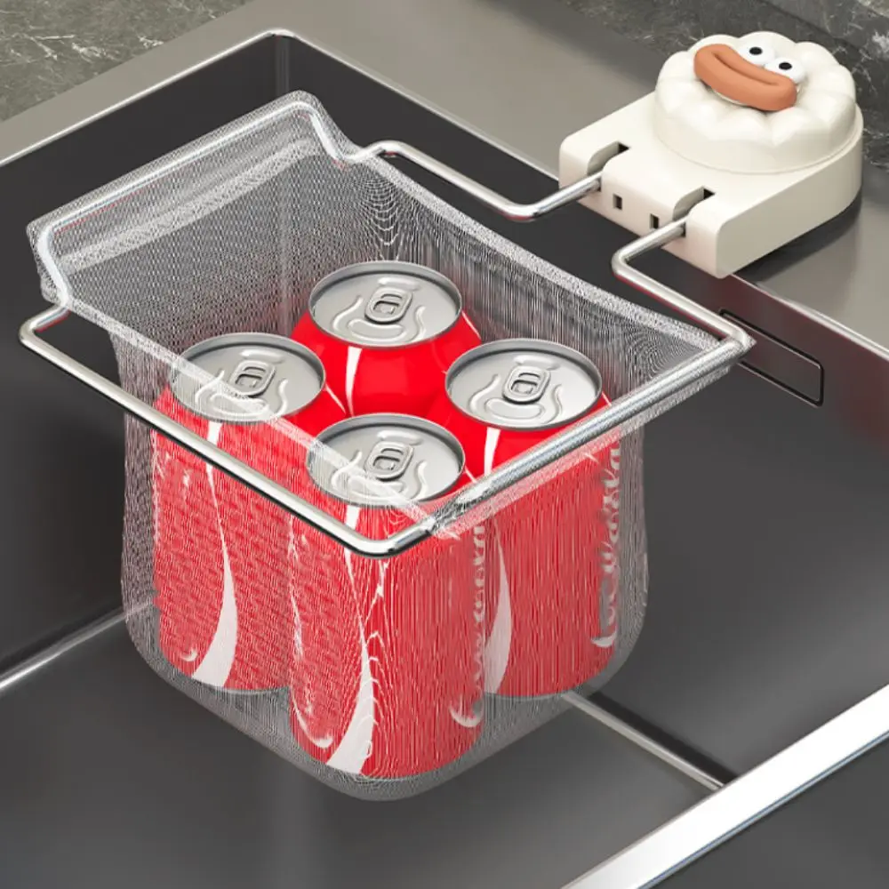 

С одноразовой сеткой для фильтра, стойка для фильтра для раковины, прочная несущая складная конструкция, сетчатый фильтр для раковины, корзина на присоске