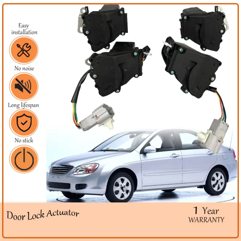 

Front Rear Left Right Door Lock Catch Actuator for Kia for Spectra 2007-2009,oem 95735-2F030,95736-2F030,95745-2F010,95746-2F010
