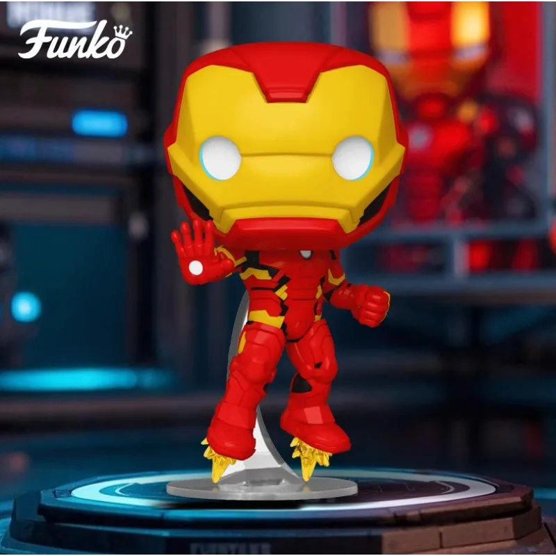 Funko POP Original Marvel Iron Man Anime Figure Tony Stark Action Figure Toys for Boys Girls Gift Collectible Model Ornaments - Image 6