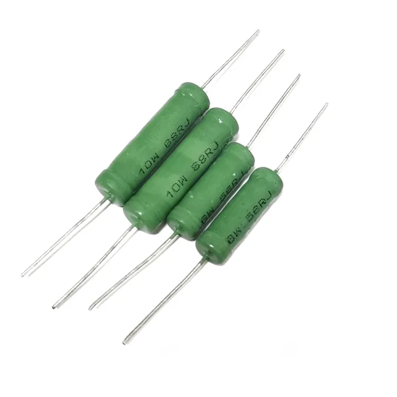 10PCS RX21 5W 6W 10W Wire Wound Resistance 0.1~33K 3 20 4.7 10 22 27 47 100R 120 180 200 220 270 330R 360 510 1K 10K 15K 30K Ohm