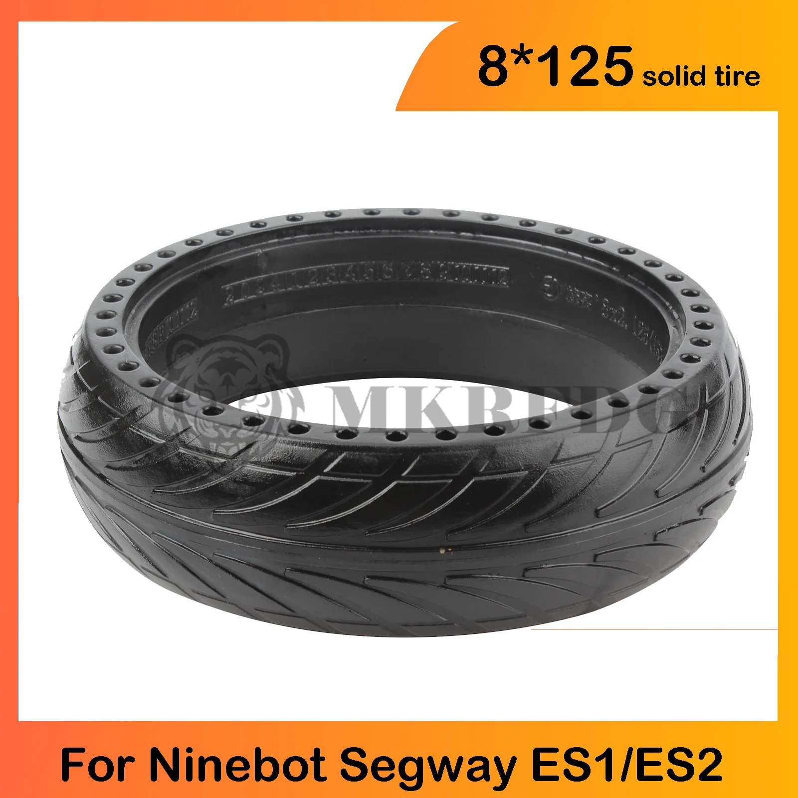 Front/Rear 8 Inch Solid Tire For Ninebot ES1 ES2 ES3 ES4 Electric Scooter Wheel Tyre 8x2.125 Explosion-Proof Tubeless Tires