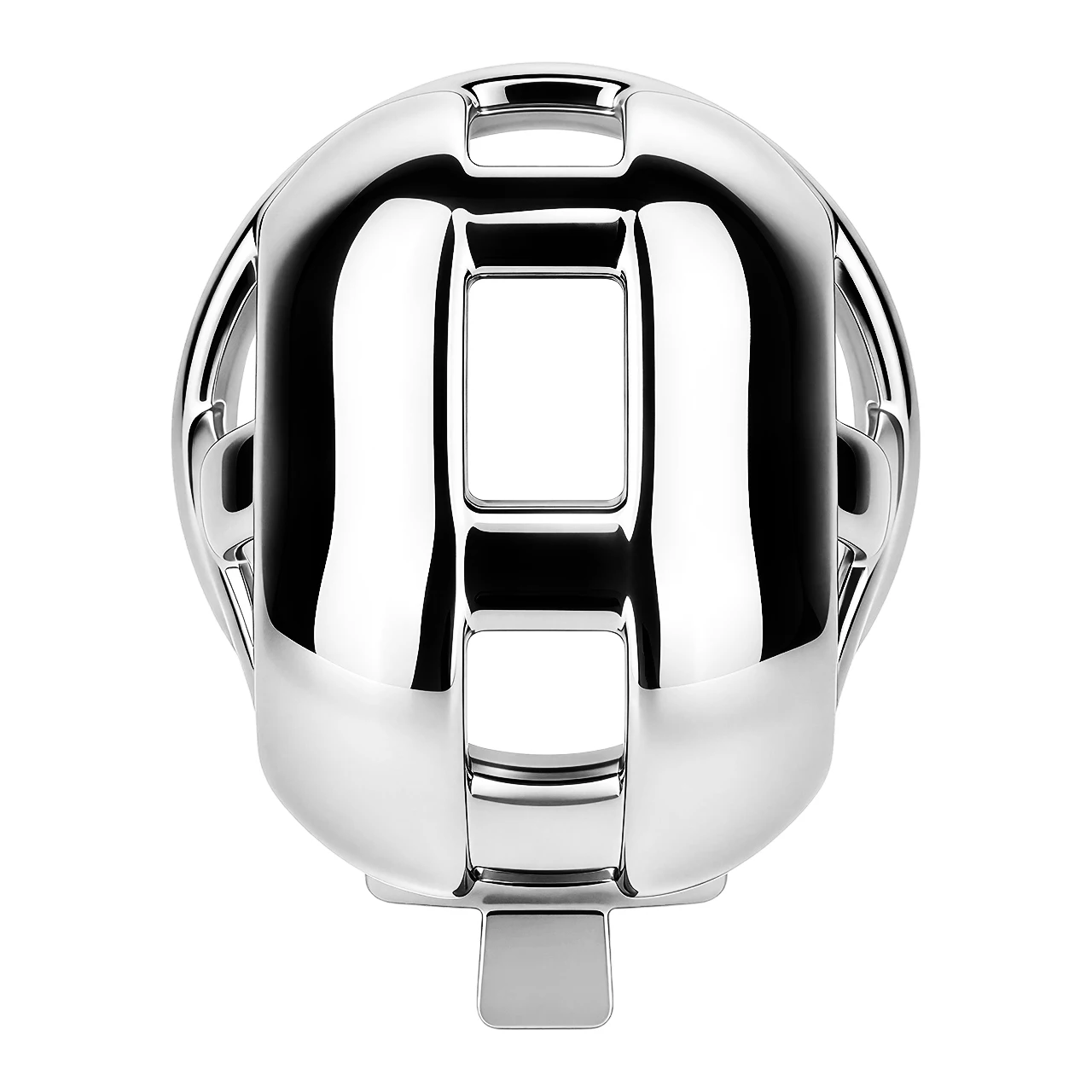 CITYFUN Metal urethral lock, male chastity lock, Chinese element design, pot lid, metal cage, wearing chastity equipment