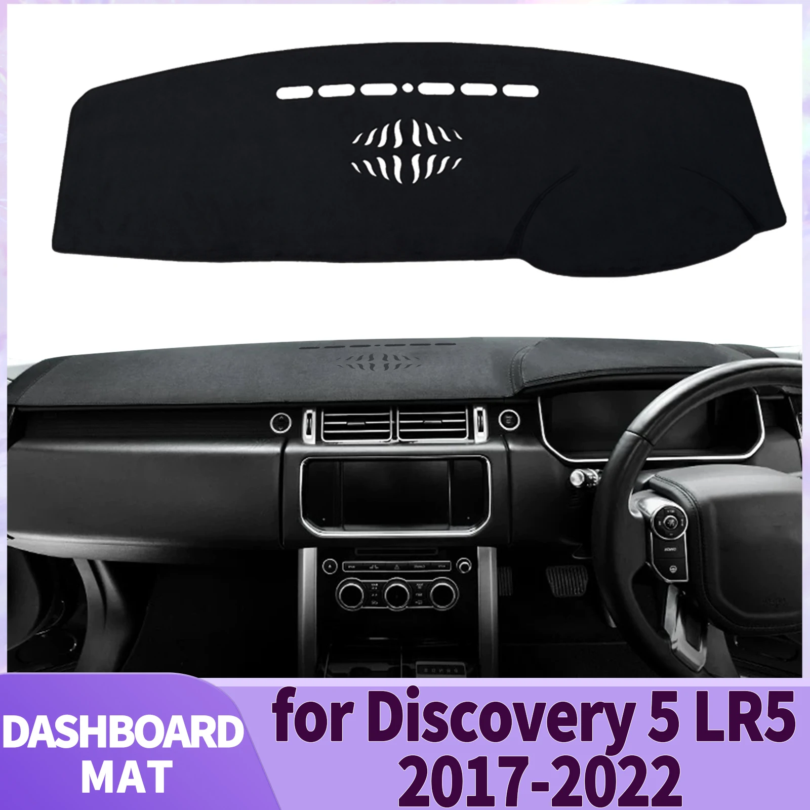 

fit for Land Rover Discovery 5 LR5 2017 2018-2022 Car Accessories Dashmat Dashboard Cover Pad DashMat Sunshade Protective Carpet