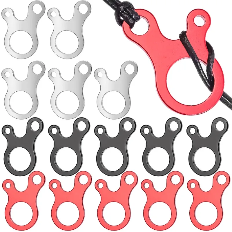 Acampamento caminhadas tenda vento corda fivela ajustável liga de alumínio cabo fivelas equipamentos ao ar livre tendas acessórios 5/10 pçs