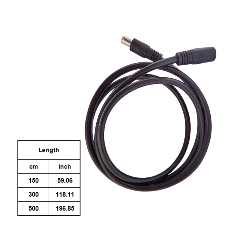 DC7909 7.9x0.9mm Male To Female Power Extension Cable 14AWG Solar Panel Connector DC7909 Wire For power Station