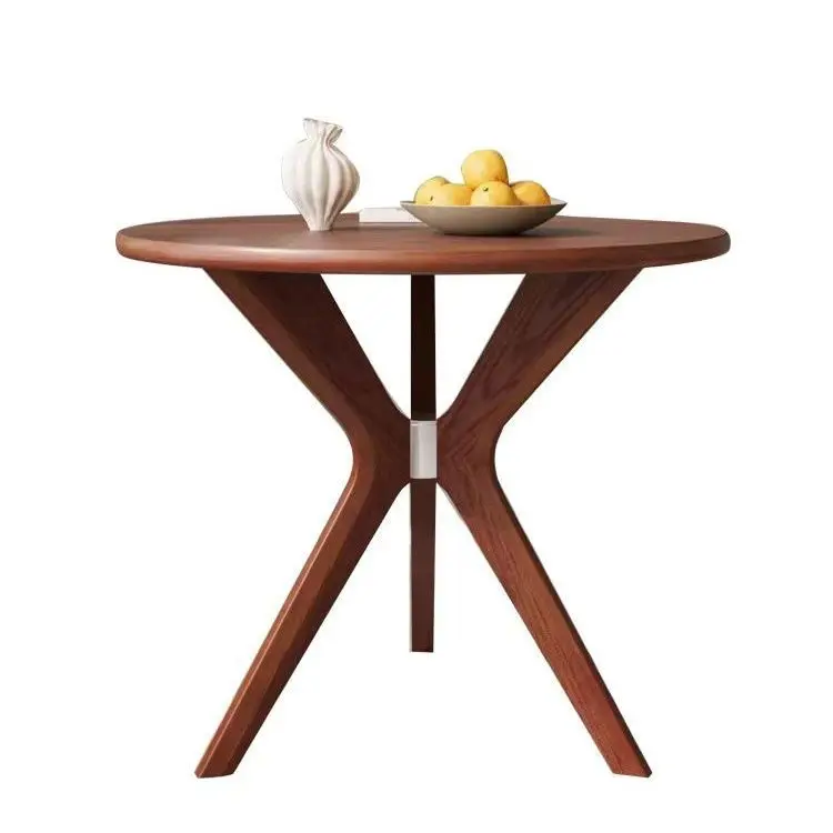#Modern Foldable Dining Room Table Set For Villa Durable Wood Eco-Friendly Design 3/4 Piece Coffee Table For Home Furniture