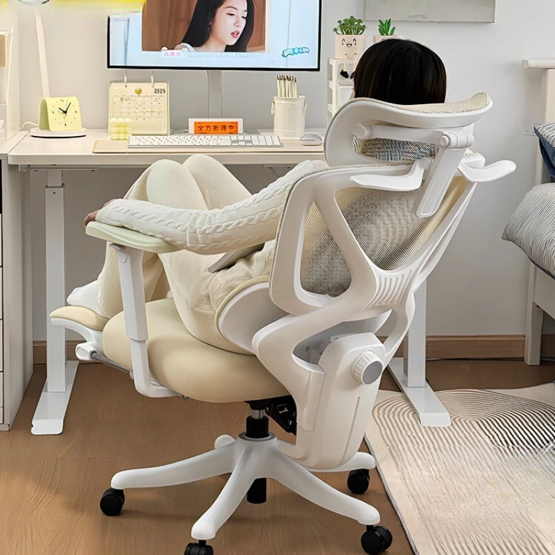 Lumbar Wheels Office Chair Ventilation Modern Portable Desk Gaming Chairs Ergonomic Computer Study Silla Oficina Home Office