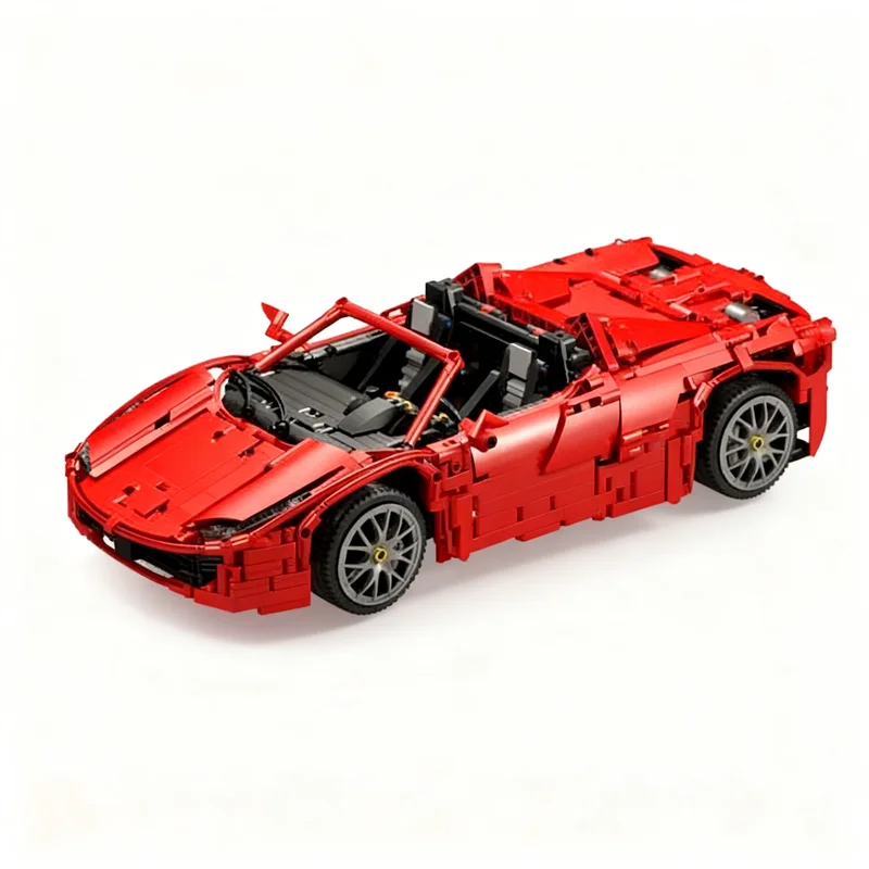 2046pcs MOC Red Spider Technical Model Building Blocks Toys Christmas Gift Architecture Creative Birthday Brick Display Craft
