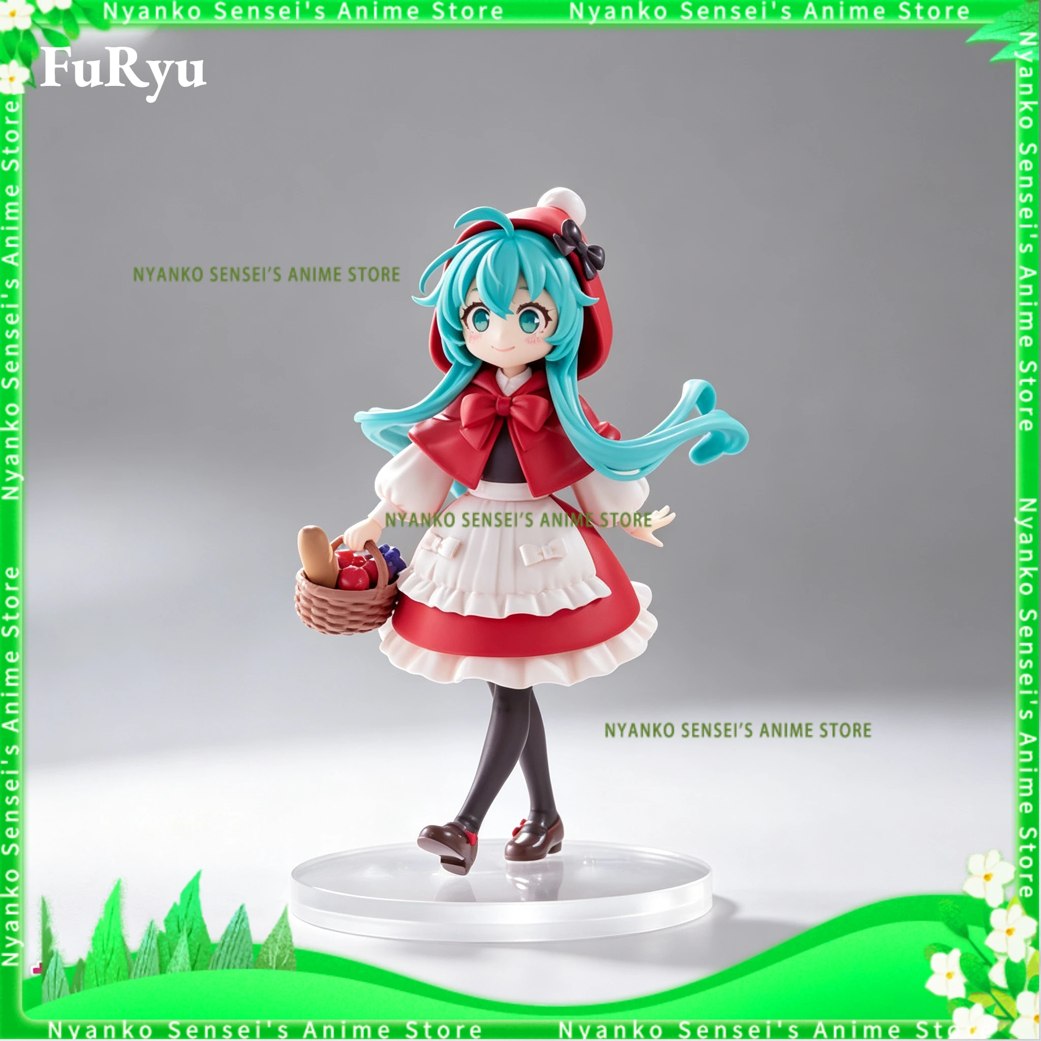 在庫あり-フリュー-テニトール-デスクトップフェアリー-初音ミク-赤ずきんちゃんver-15cmフィギュアアニメモデルデスクトップコレクタブルトイ