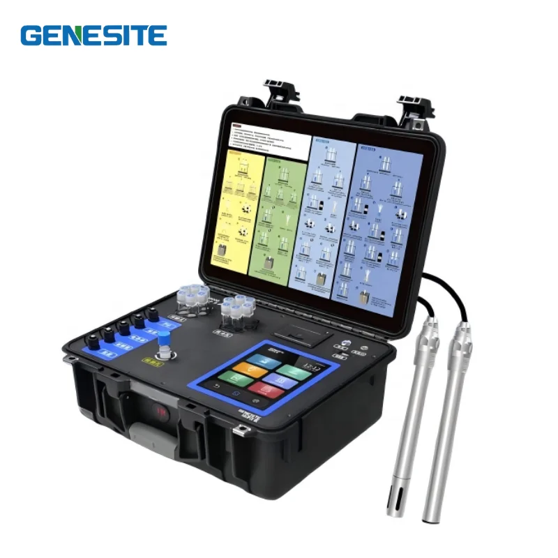 Portable Multi-Parameter Water Quality Analyzer Outdoors Quick Detection for , COD 60+ Parameters /Electrode