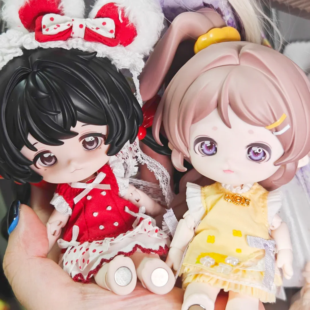 

Come4free Milk Cake Dream Puff Series Bjd elevator Mid-Autumn Limited Edition yue-mian-mian Trendy Play Joint Movable Model Toys