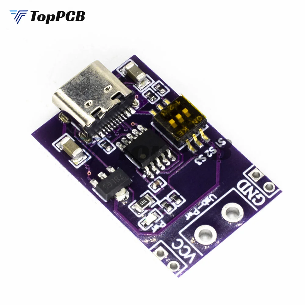 Type-C PD QC AFC Fast Quick Charge Decoy Trigger Board USB-C 18650 Lithium Battery Power Charging Module 5V 9V 15V 20V