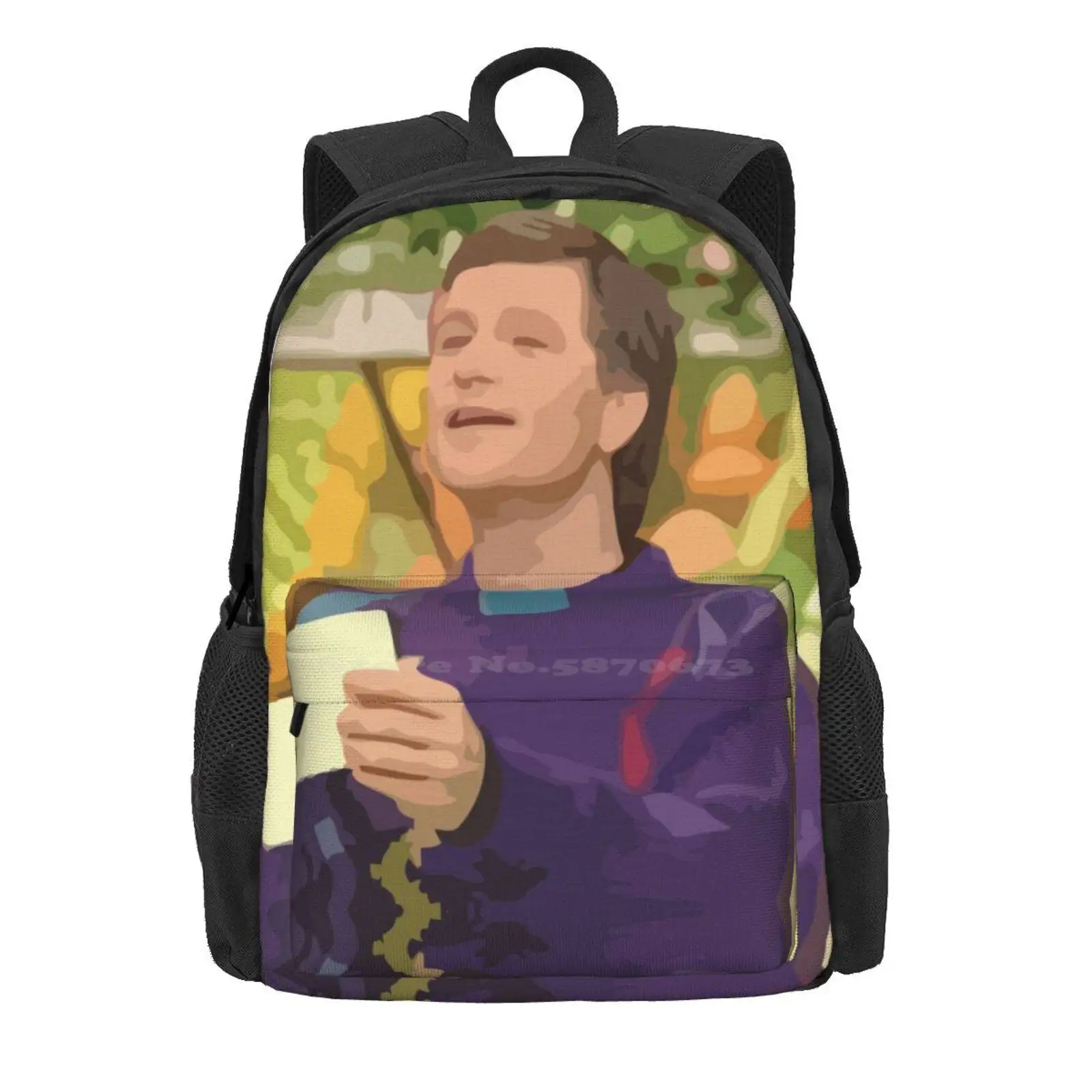 Supermarket Sweep Host Hot Sale Schoolbag Backpack Fashion Bags Supermarket Sweep David Ruprecht Host Sweater Gameshow Retro