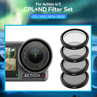 For Dji Action 4 Camera Lens Filter Set For DJI Action 5 Pro Filters CPL ND Filter Optical Glass Lens for DJI Action  Accessory