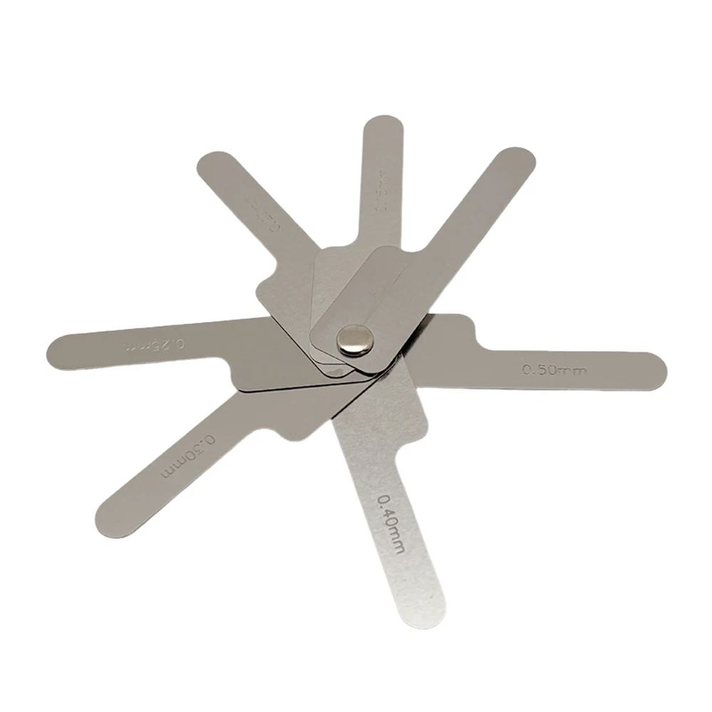 Dental Interproximal Measuring Ruler Measure Tooth Gap Stainless Steel Reciprocating IPR System Autoclave Dentist Tools