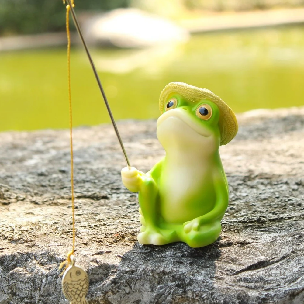 Statua di Rana da Giardino, Or - Aquarium Fish Buy recensione e prezzo
