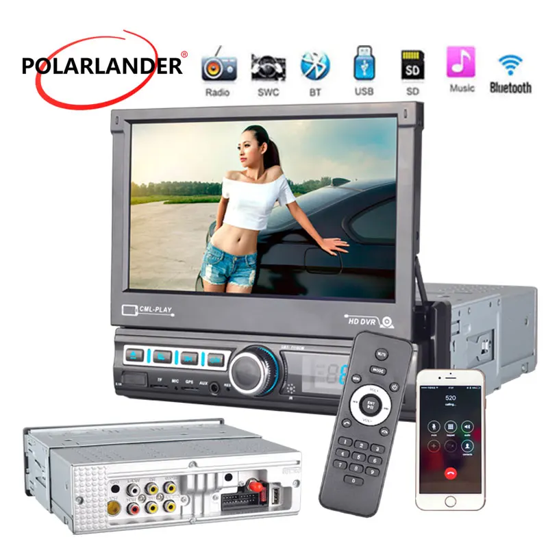 

Car GPS Navigation With Map Card Slot Multi Language FM Stereo Radio Bluetooth Music Player