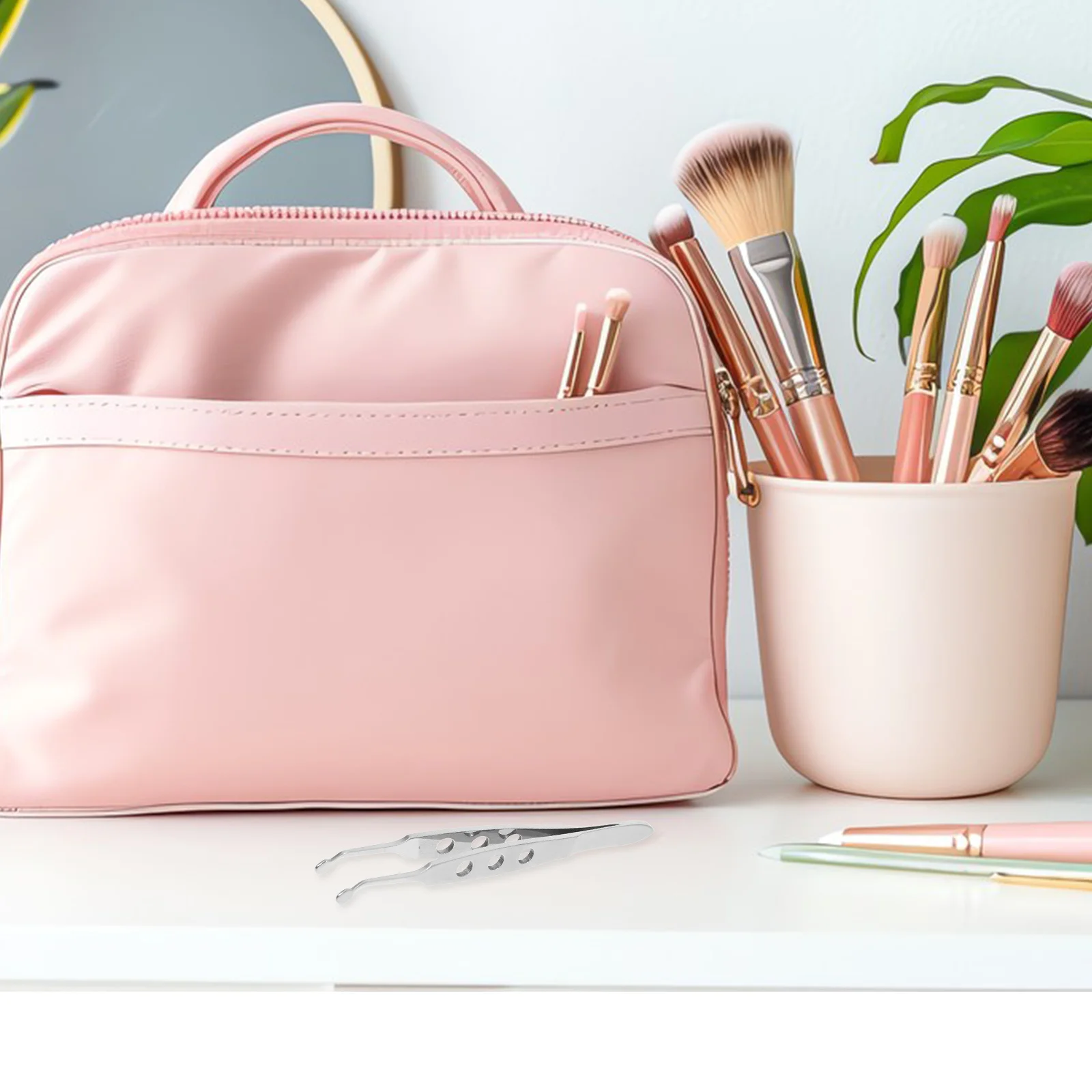 

Meibomian Round Tip Steel Tweezers Eyelid Massage Expressor for Precision Facial Tweezers Travel Tool for Men