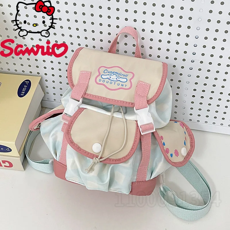 Cinnamoroll  New Mini Backpack Cartoon Women's Backpack Multi Functional Fashion Girl Backpack Lightweight and Large Capacity