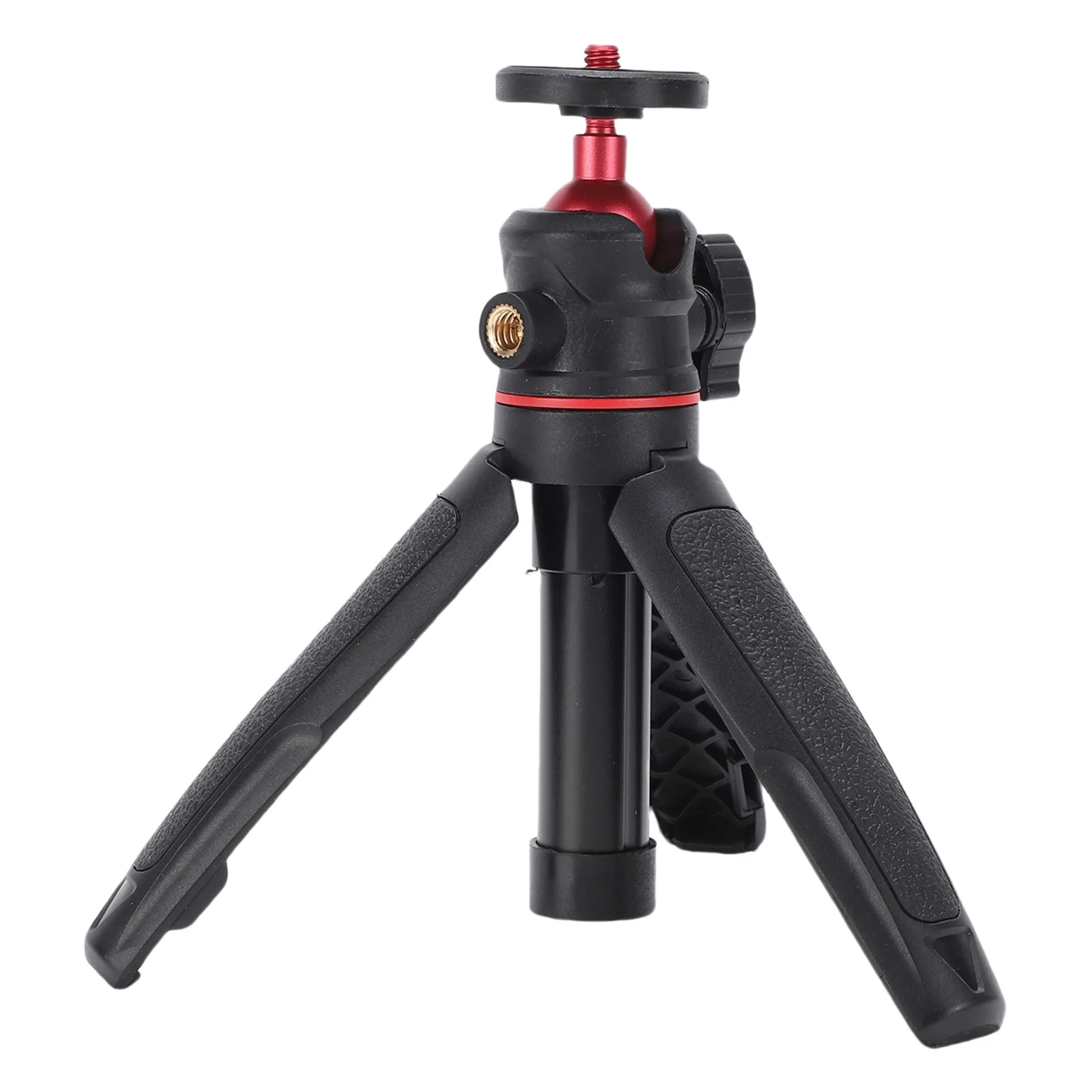 Mirrorless Camera Tripod Phone Selfie Stick Desktop Stand 360 Degree Rotating Ball Head 1/4 Inch Expansion Hole