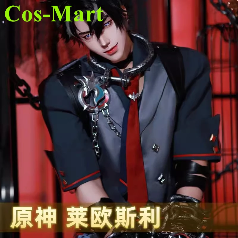 Cos-Mart Game Genshin Impact Wriothesley Cosplay Costume Gorgeous Combat Uniforms Activity Party Role Play Clothing XXL In Stock