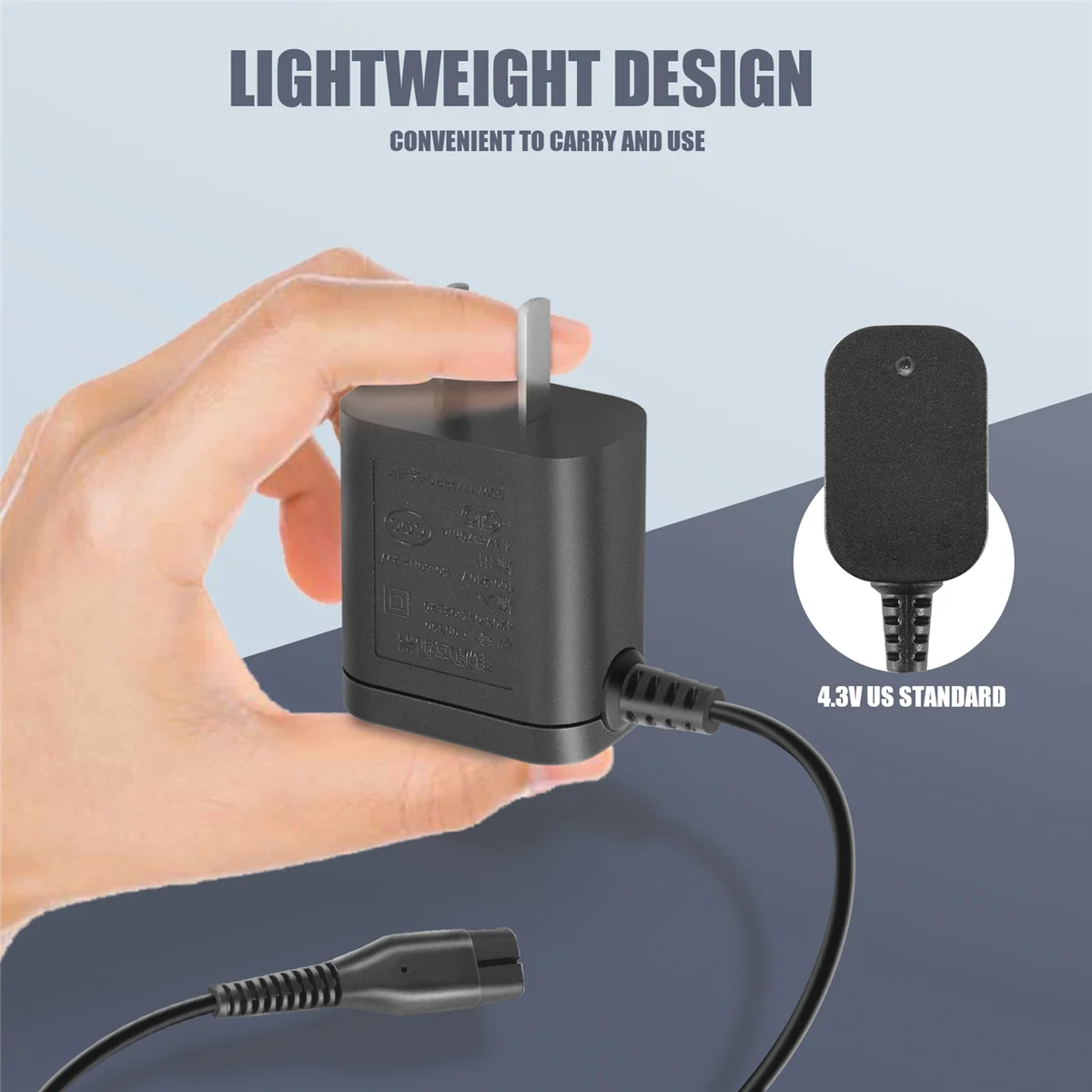 Philips-Norelco Shaver Carregador, Adaptador de alimentação, US Plug, A00390