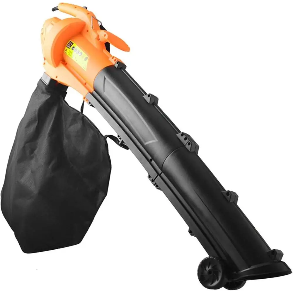 

3-in-1 35L Electric Leaf Blower Vacuum with Wheels, 30m Clearing Range, 3000W, Ideal for Garage, Snow, and Industrial Use
