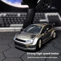 LD2801 1/28 4WD RC Drift Car Proportional Steering LED Headlights  2.4G 2 Tire Sets Eco-Friendly Shell Perfect Kids Gift