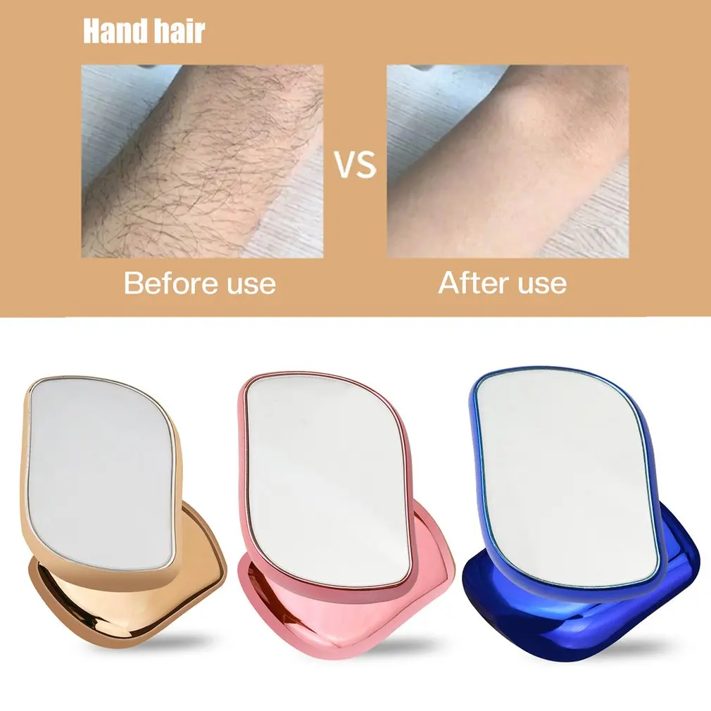 Leg Epilator Physical Hair Removal Painless Safe Reusable Crystal Hair Eraser Body Beauty Depilation Glass Hair Removal Tools