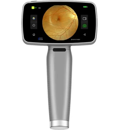 Auto focus system eye ophthalmological portable hand-held fundus camera