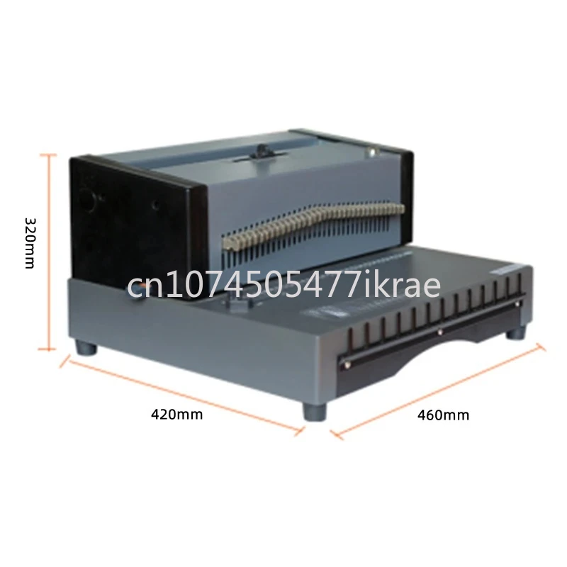 DC-2705 A4 format 34 holes electric iron ring punching and binding punching Electric Binding Machine