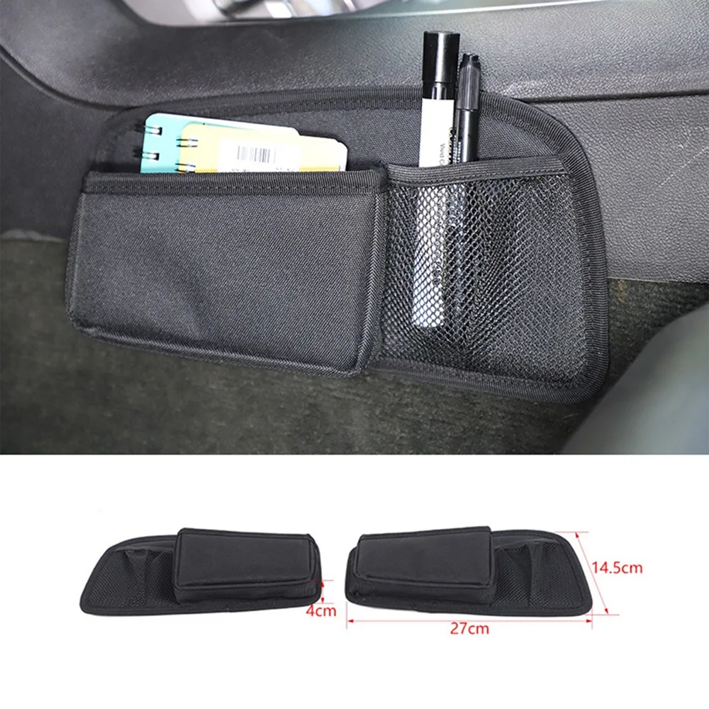 Center Console Pouches Saddle Bag, Gear Shifter Storage Bag Side Pockets for Chevrolet Camaro 2017 2018 2019 2020 2021