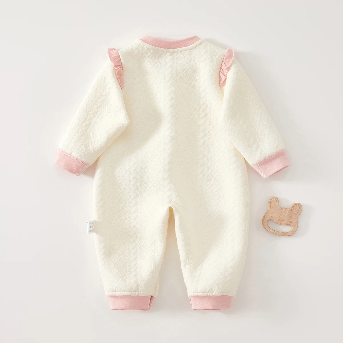 

Baby Clothes for Autumn, Class A, Baby Girl Full-Month Outfit, One-Piece Suit, Baby Silk-Lined Warm Newborn Romper
