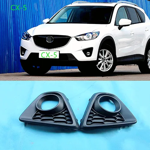 Imagen 1 del producto Accesorios para coche, piezas de carrocería, rejilla de parachoques delantero, cubierta de luz antiniebla para Mazda CX5 2012-2014