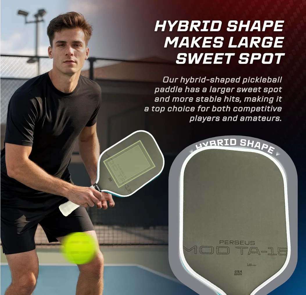 

Perseus 16mm MOD TA-15 Pro Player Edition GEN3 Propulsion EVA Foam Filling Core Pickleball Paddle Racket USAPA Approved
