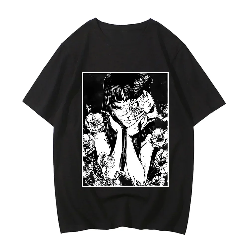 

Футболка ужасов Япония Гуро Забавная девушка аниме женская футболка женская кавайная одежда