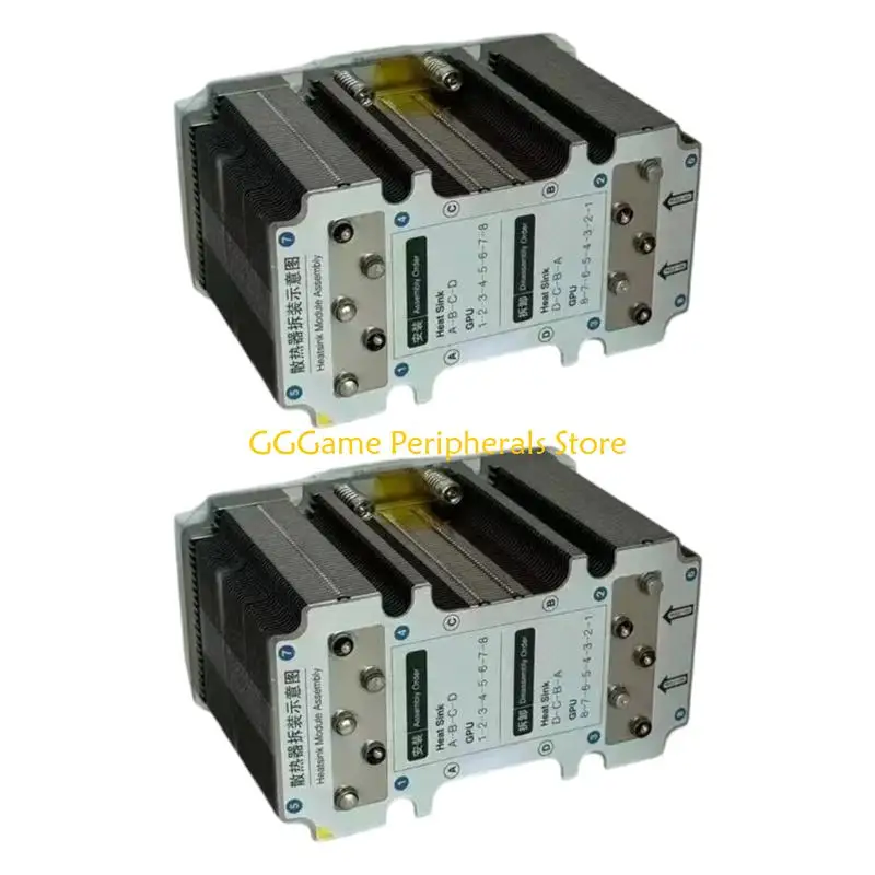 U55B 冷却ファン GPU 冷却ファンサーバーヒートシンク V100 SXM2 GPU グラフィックスカードアクセサリー用インテリジェント温度制御