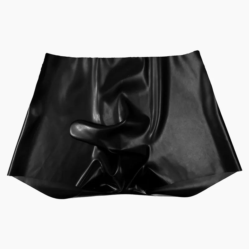 رجل اللاتكس السروال سلس الفيل جذع سراويل داخلية للرجال المطاط سلامة سراويل منخفضة الخصر سلامة سراويل سيسي المثيرة ثونغ