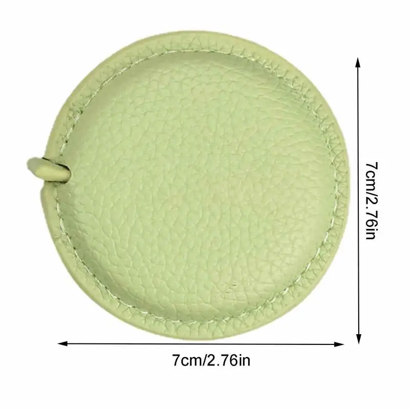 1.5M/60inch Retractable Soft Tape Measure Leather Case Pocket Double Scale Flexible Measuring Ruler For Fabric Body Waist