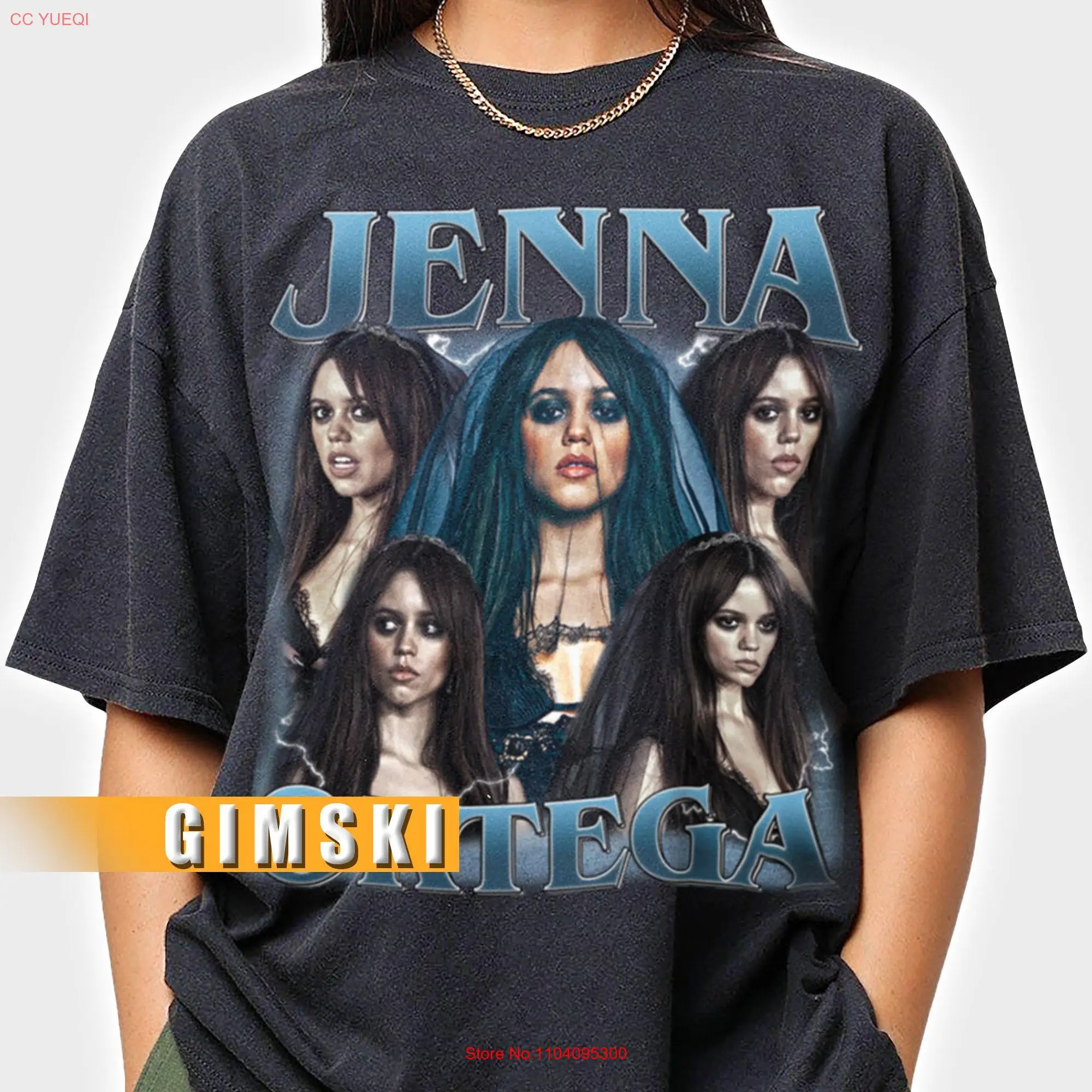 Limited Jenna Ortega T Shirt Vintage Bootleg Movie SweaT SKI22 long or short sleeves