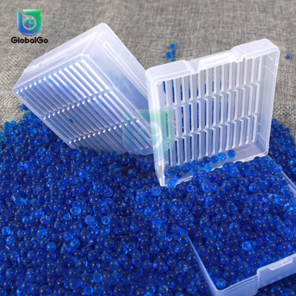 Moisture Absorb Beads Desiccant Moisture Silica Gel Desiccant Box Reusable Multifunction Moisture Beads