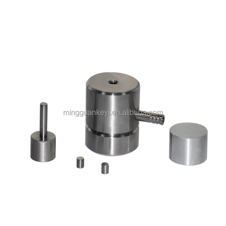 Laboratory Hydraulic Dry Pellet Pressing Die Set Cement Carbide Press Die Pellet press die 3-6mm