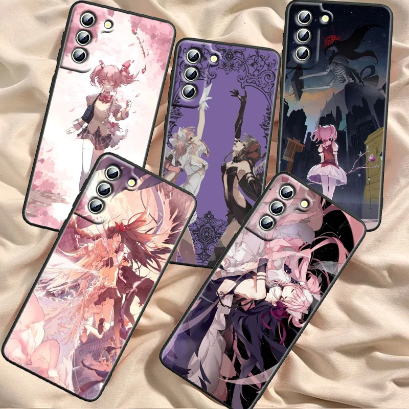

Magic Girl Cute Fashion Cool For Samsung Galaxy S24 S23 S22 S21 S20 FE S10 S10E Plus Ultra Pro Lite 5G Black TPU Phone Case